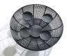 dekorativn� kovov� stojan, m�sa na sv��ky 4 - pohled 3 - www.colormarket.cz