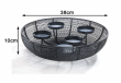 dekorativn� kovov� stojan, m�sa na sv��ky 4 - pohled 4 - www.colormarket.cz