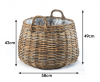 velk� ko� z kubu ratanu na rostliny 8 - pohled 2 - www.colormarket.cz