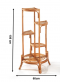 stojan na kv�tiny se �ty�mi policemi z ratanu 38 - pohled 3 - www.colormarket.cz