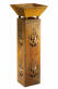dekorativn� vintage kovov� sloup, stojan na kv�tiny 39 - pohled 1 - www.colormarket.cz