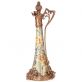 porcel�nov� karafa s bronzov�mi dopl�ky 5 - pohled 2 - www.colormarket.cz