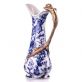 porcel�nov� karafa s bronzov�mi dopl�ky 9 - pohled 1 - www.colormarket.cz