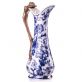 porcel�nov� karafa s bronzov�mi dopl�ky 9 - pohled 2 - www.colormarket.cz