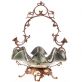 porcel�nov� m�sa s bronzov�mi dopl�ky 24 - pohled 1 - www.colormarket.cz