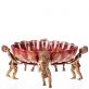 porcel�nov� m�sa s bronzov�mi dopl�ky 26 - pohled 1 - www.colormarket.cz