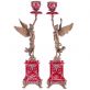 sada porcel�nov�ch sv�cn� s bronzov�mi dopl�ky 15 - pohled 2 - www.colormarket.cz