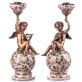 sada porcel�nov�ch sv�cn� s bronzov�mi dopl�ky 20 - pohled 1 - www.colormarket.cz