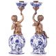 sada porcel�nov�ch sv�cn� s bronzov�mi dopl�ky 21 - pohled 2 - www.colormarket.cz