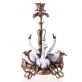porcel�nov� sv�cen s bronzov�mi dopl�ky 1 - pohled 1 - www.colormarket.cz