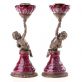sada porcel�nov�ch sv�cn� s bronzov�mi dopl�ky 23 - pohled 2 - www.colormarket.cz