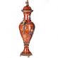 porcel�nov� v�za s v�kem a bronzov�mi aplikacemi 7 - pohled 2 - www.colormarket.cz