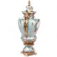 porcel�nov� v�za s v�kem a bronzov�mi aplikacemi 43 - pohled 2 - www.colormarket.cz