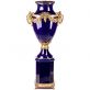 porcel�nov� v�za s bronzov�mi aplikacemi a podstavcem 48 - pohled 1 - www.colormarket.cz