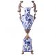porcel�nov� v�za s bronzov�mi aplikacemi 77 - pohled 1 - www.colormarket.cz