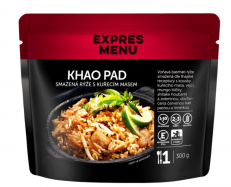 Khao Pad sma�en� r��e s ku�ec�m masem jedna porce 300g