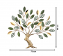 kovov� dekorace na ze� Twigs 86 - pohled 5 - www.colormarket.cz